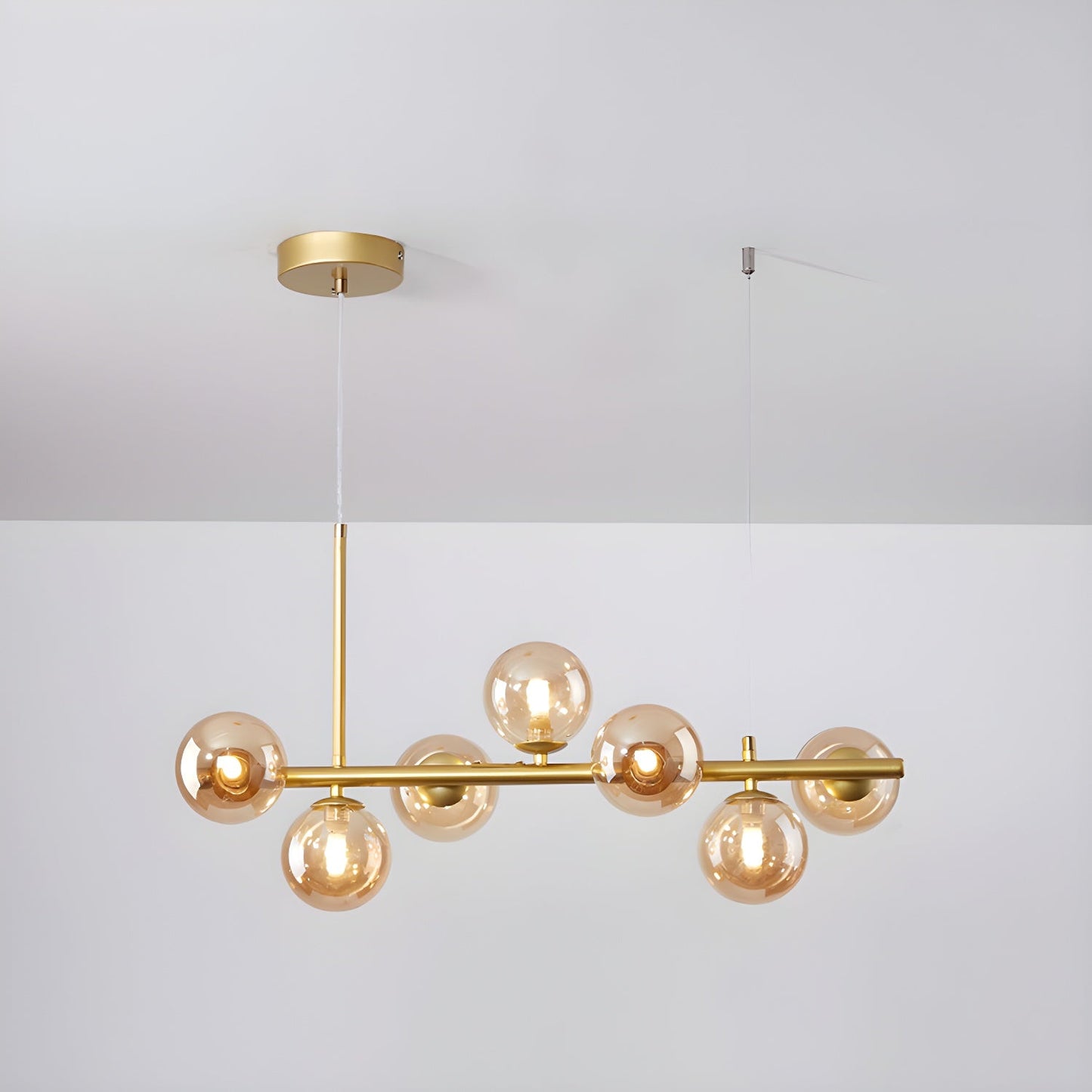 Velmora Glass Globe Chandelier