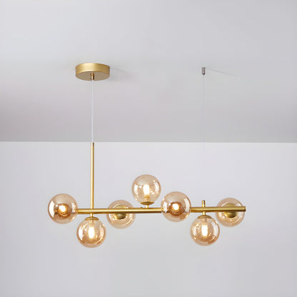 Velmora Glass Globe Chandelier