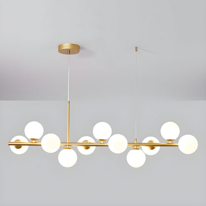 Velmora Glass Globe Chandelier