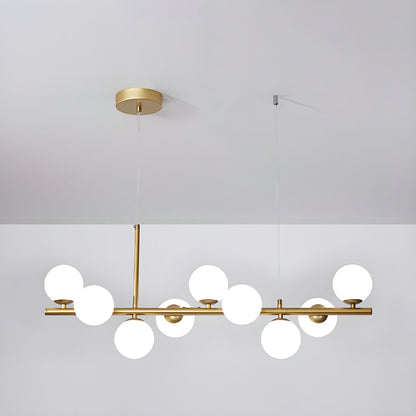 Velmora Glass Globe Chandelier