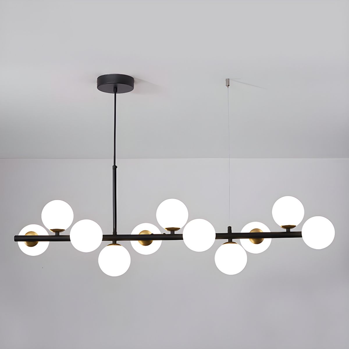 Velmora Glass Globe Chandelier