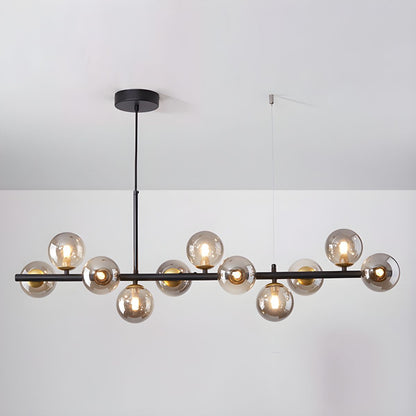 Velmora Glass Globe Chandelier