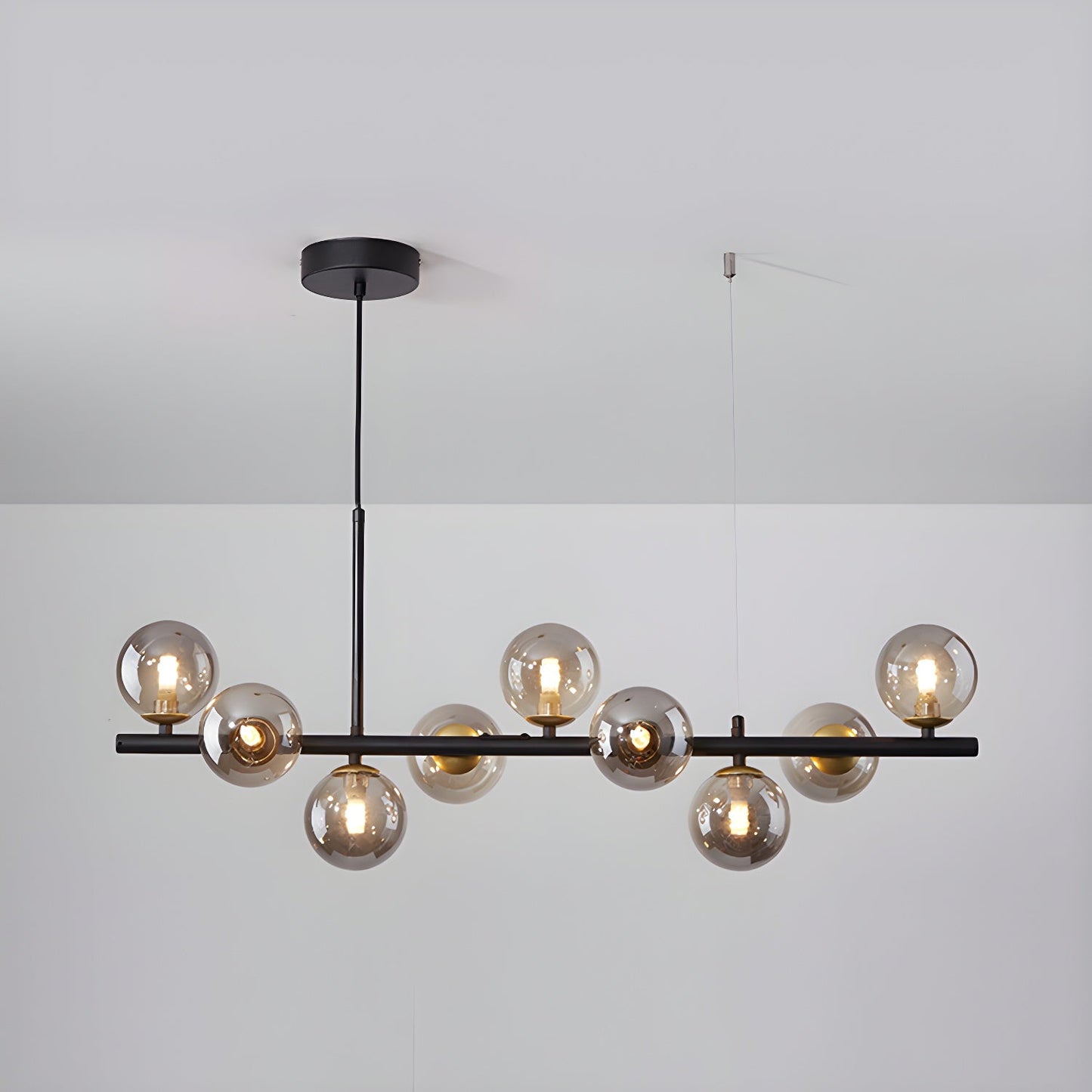 Velmora Glass Globe Chandelier
