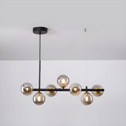 Velmora Glass Globe Chandelier