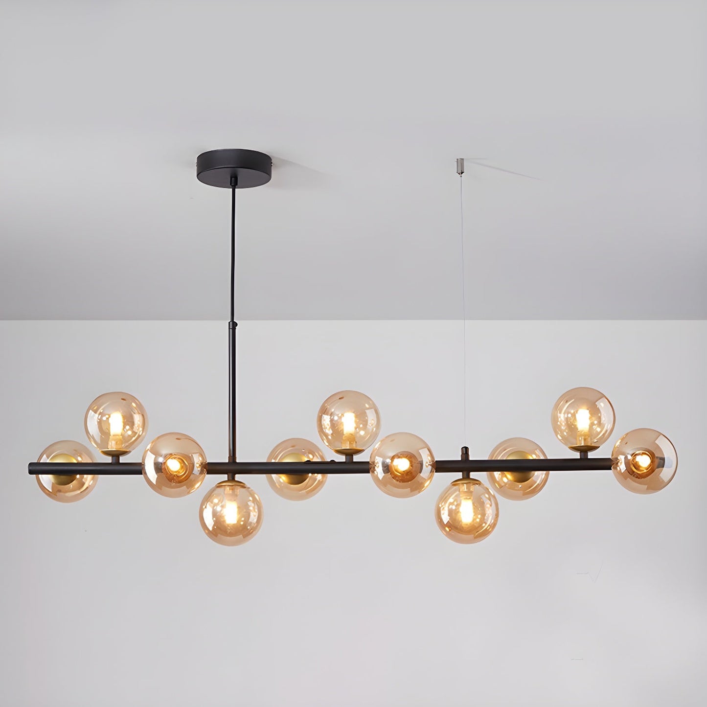 Velmora Glass Globe Chandelier