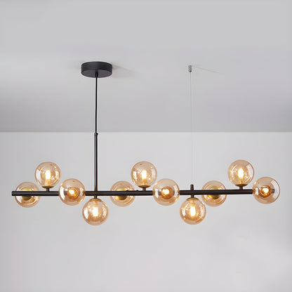 Velmora Glass Globe Chandelier