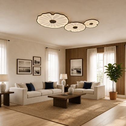 Avelisse Lotus Flush Ceiling Light