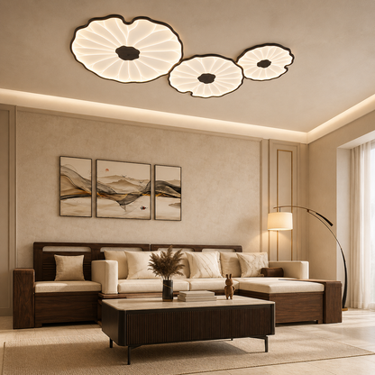 Avelisse Lotus Flush Ceiling Light
