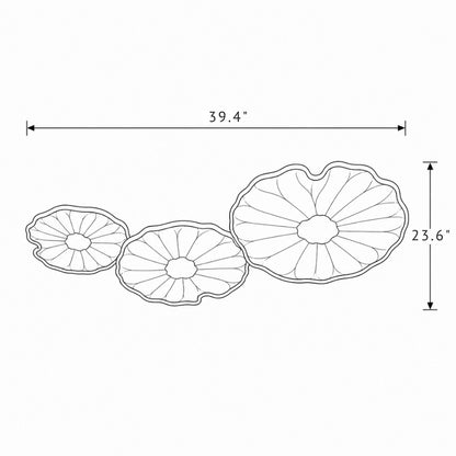 Avelisse Lotus Flush Ceiling Light