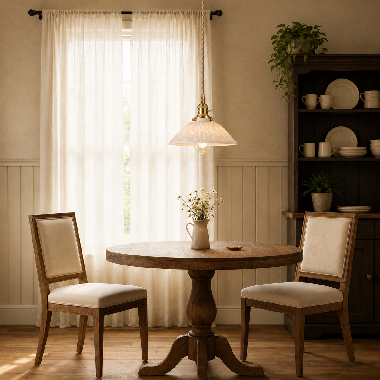 Avon Ceramic Glass Nordic Pendant Light