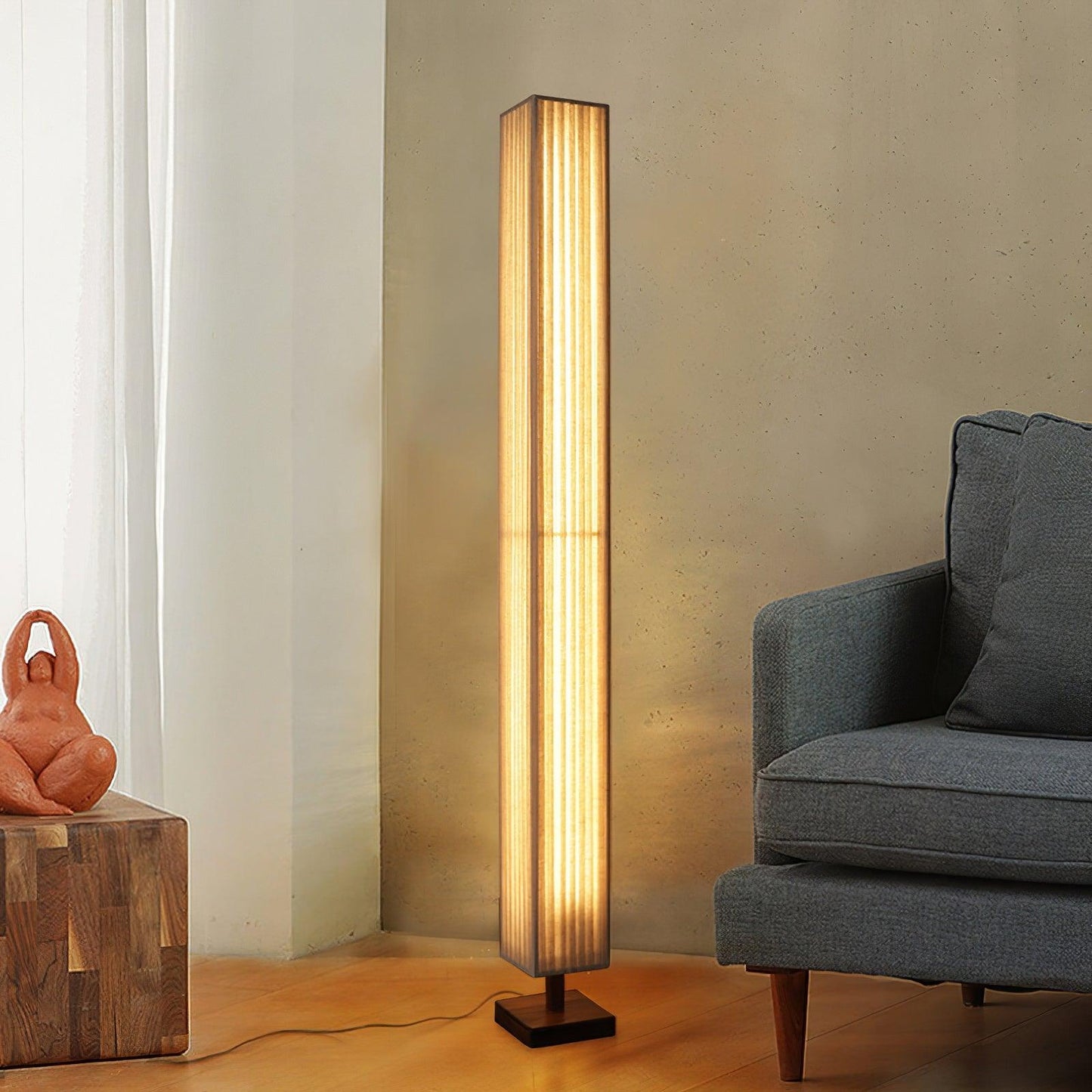 Varelle Fabric Floor Lamp