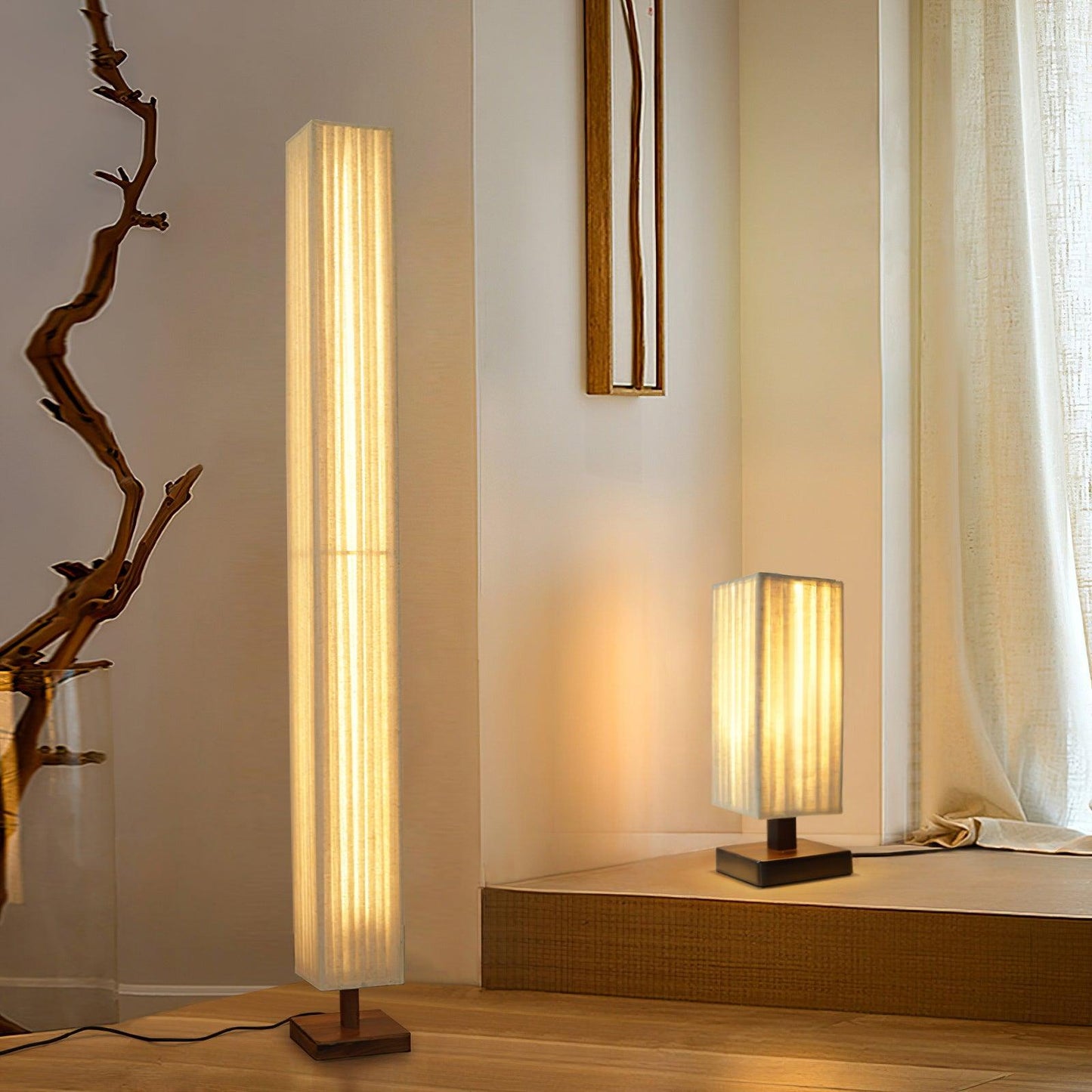 Varelle Fabric Floor Lamp