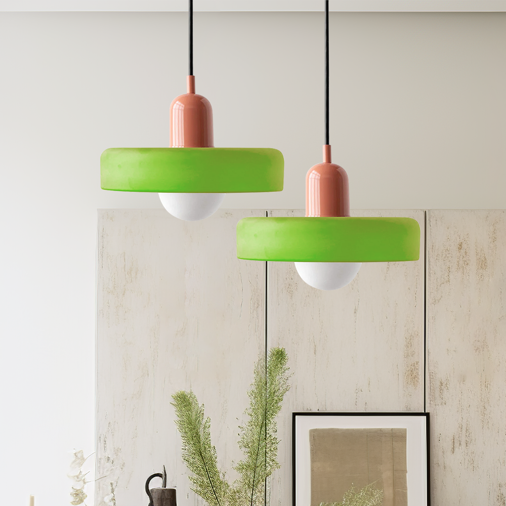 Roselle Bauhaus Glass Pendant Light