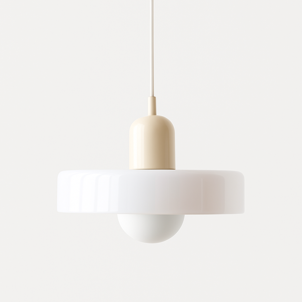 Roselle Bauhaus Glass Pendant Light