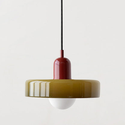 Roselle Bauhaus Glass Pendant Light