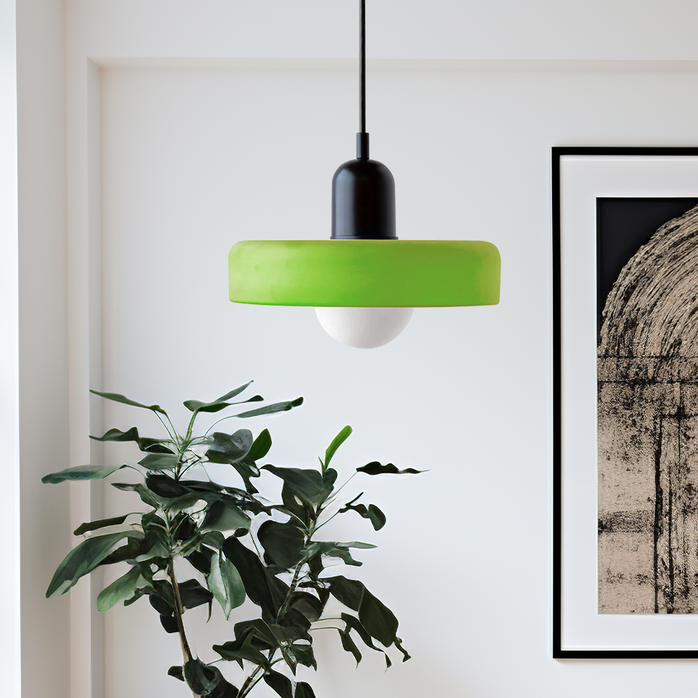 Roselle Bauhaus Glass Pendant Light