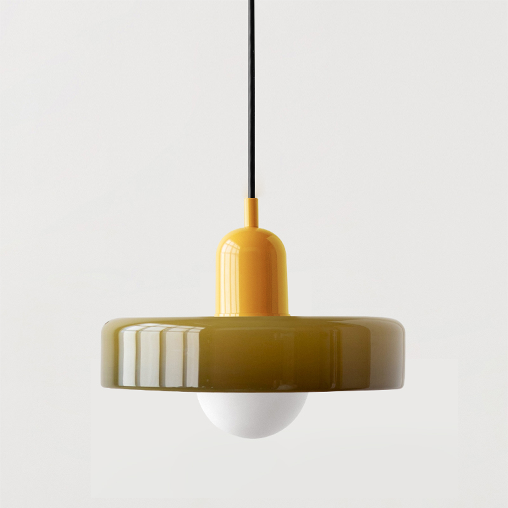 Roselle Bauhaus Glass Pendant Light