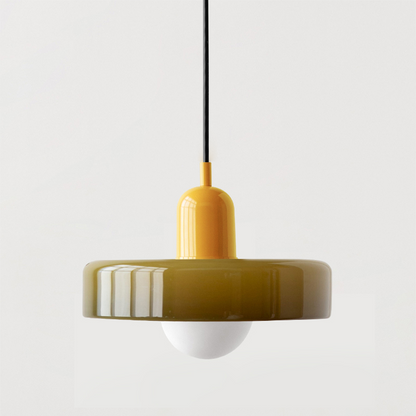 Roselle Bauhaus Glass Pendant Light