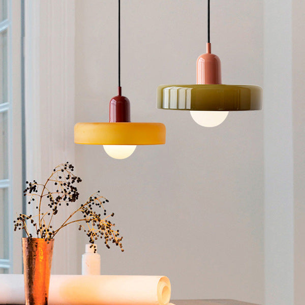 Roselle Bauhaus Glass Pendant Light