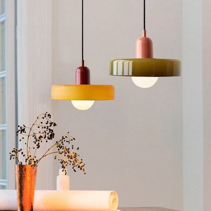 Roselle Bauhaus Glass Pendant Light
