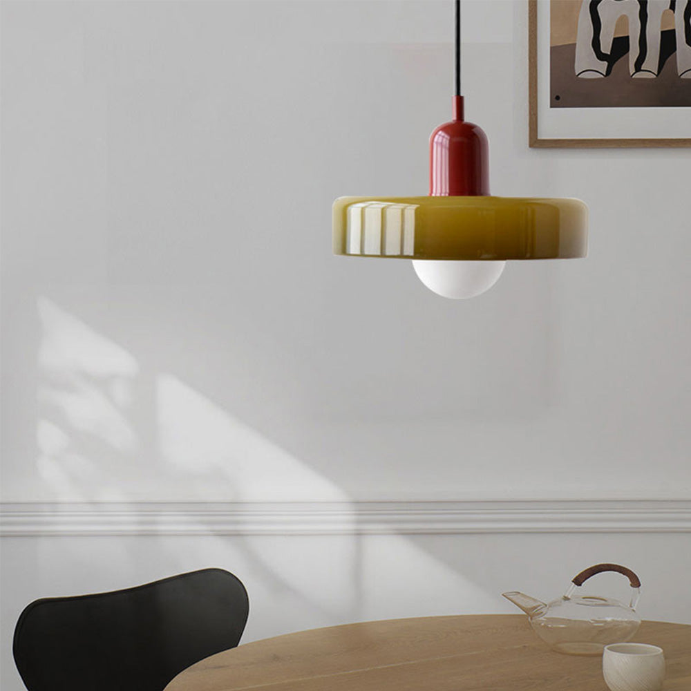 Roselle Bauhaus Glass Pendant Light