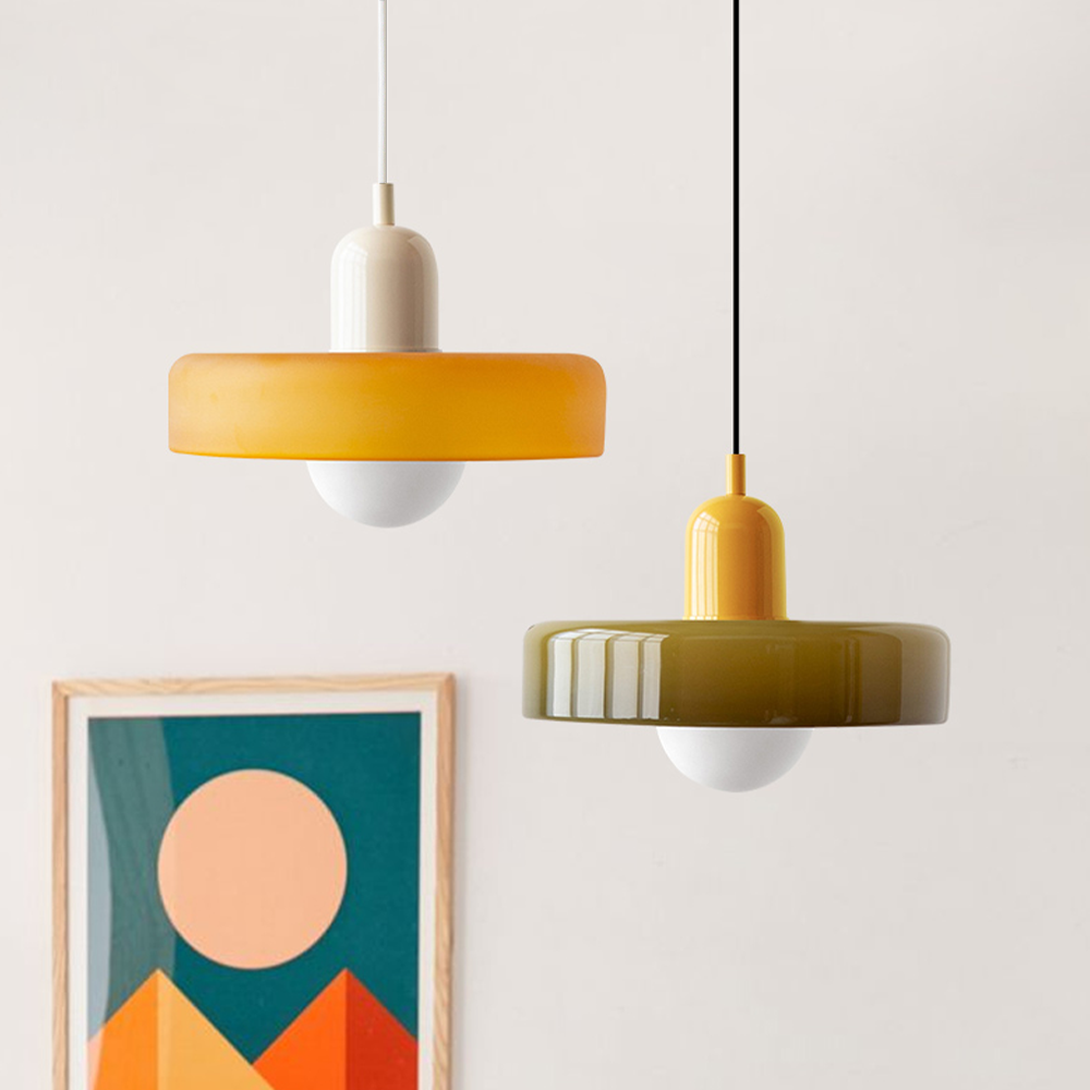 Roselle Bauhaus Glass Pendant Light