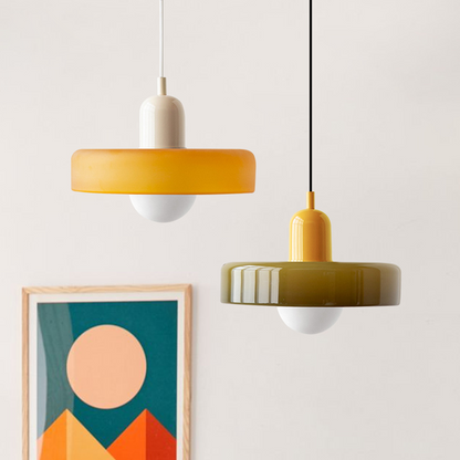 Roselle Bauhaus Glass Pendant Light