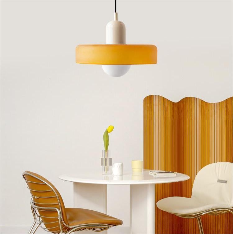 Roselle Bauhaus Glass Pendant Light