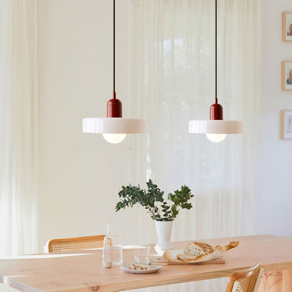 Roselle Bauhaus Glass Pendant Light