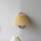 Yellow Plaid Pleated
