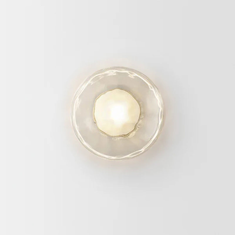 Esmeree Ripple Glass Wall Light