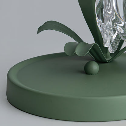 Botanical Glass Petal Accent Table Lamp