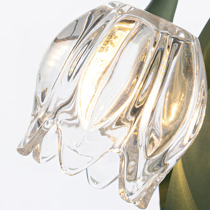 Botanical Glass Petal Accent Table Lamp