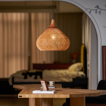 Tavero Rattan Pendant Light