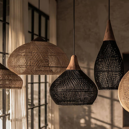 Tavero Rattan Pendant Light