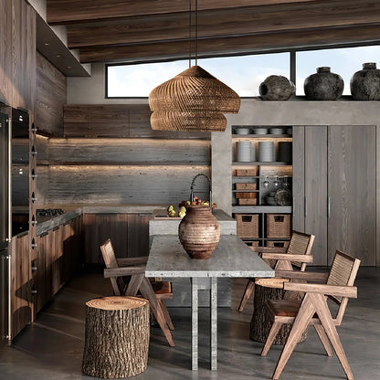 Tavero Rattan Pendant Light