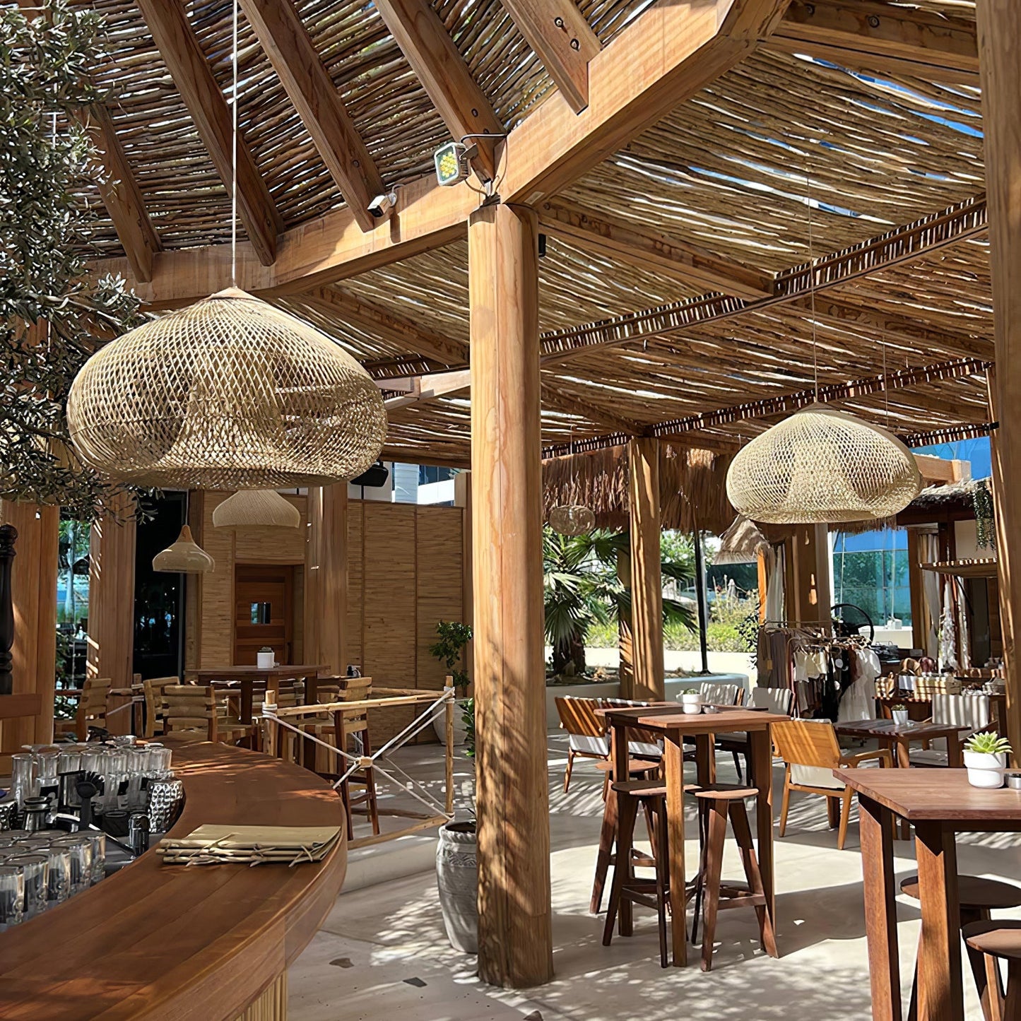 Tavero Rattan Pendant Light