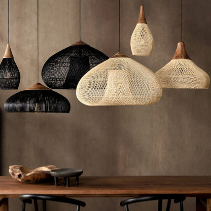 Tavero Rattan Pendant Light