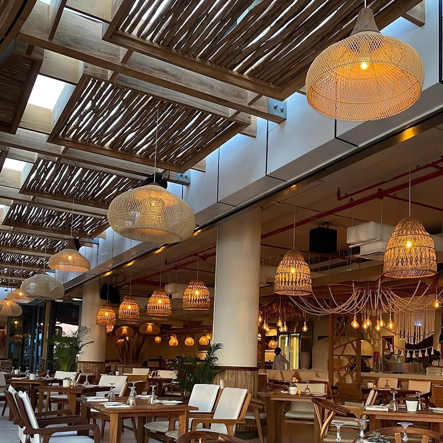 Tavero Rattan Pendant Light