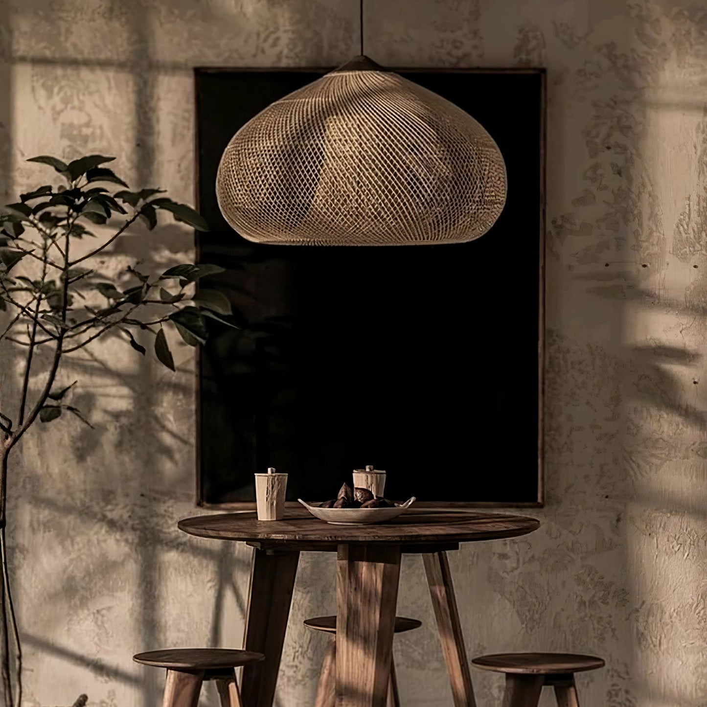 Tavero Rattan Pendant Light