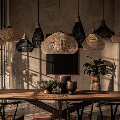 Tavero Rattan Pendant Light