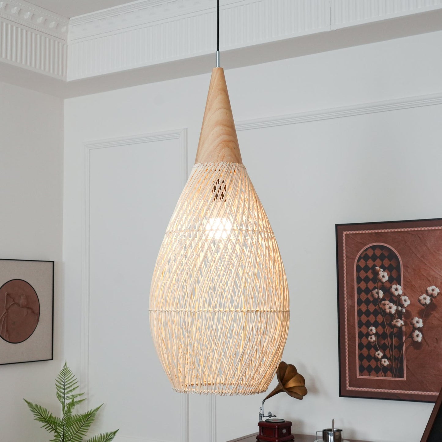 Tavero Rattan Pendant Light