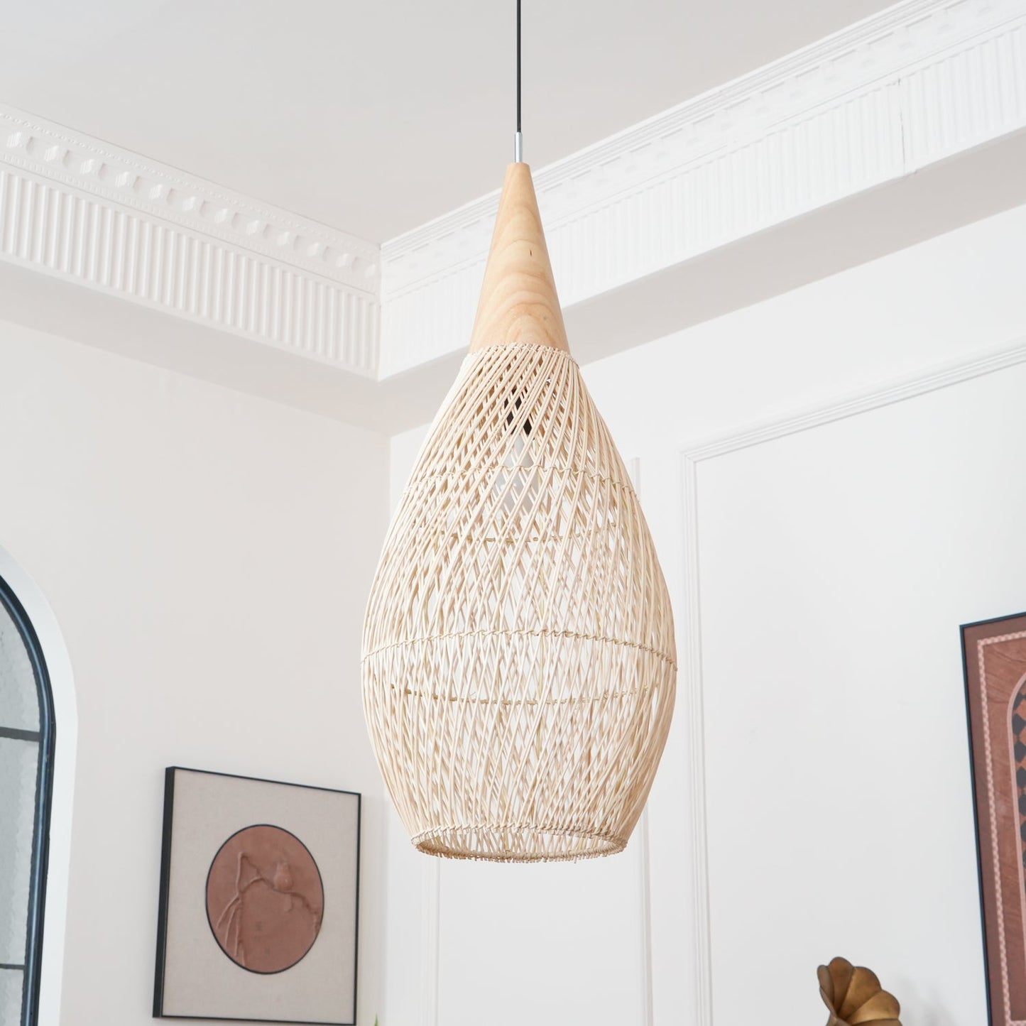Tavero Rattan Pendant Light