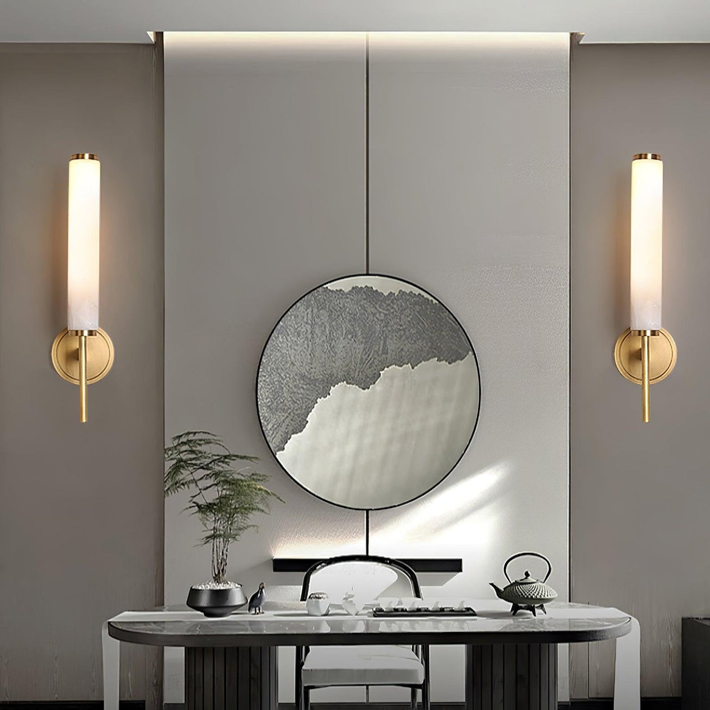 Arvix Alabaster Wall Light