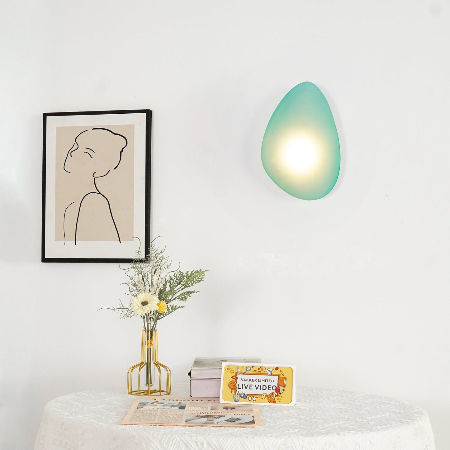 Velo Bubble Glass Wall Light