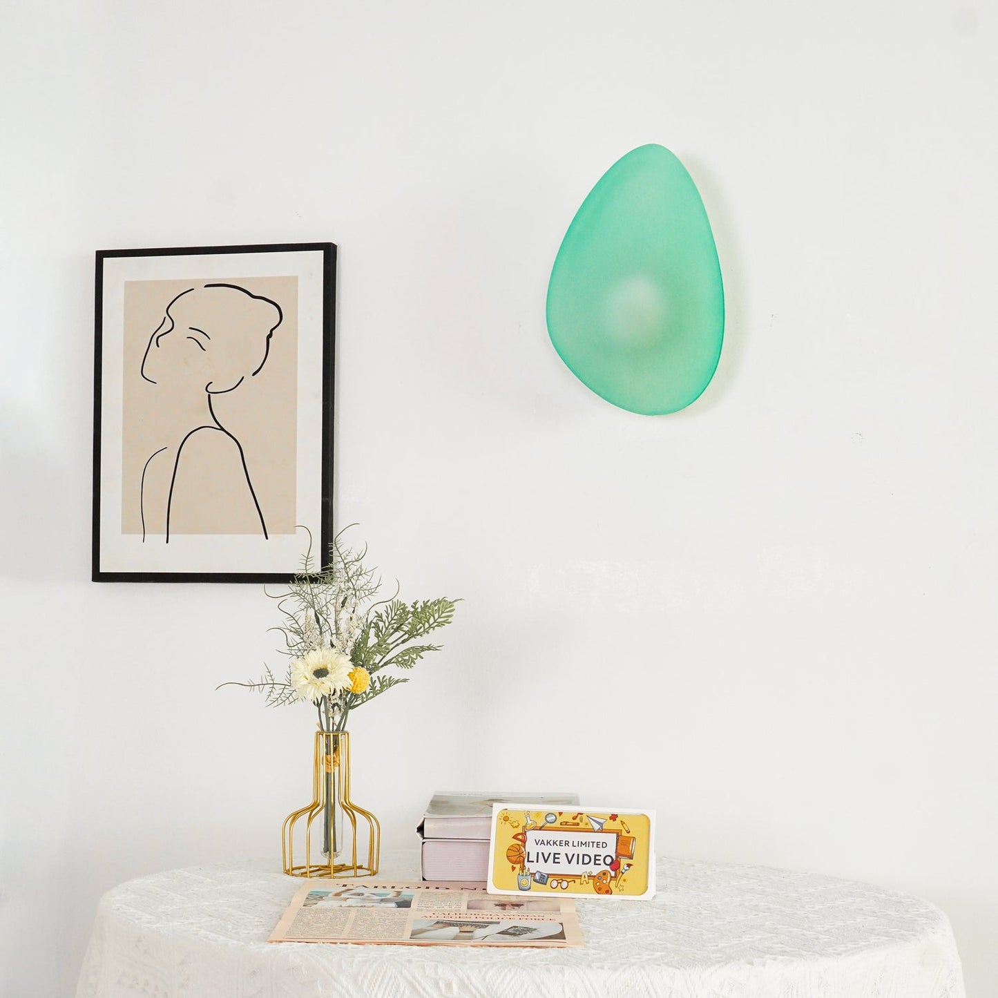 Velo Bubble Glass Wall Light