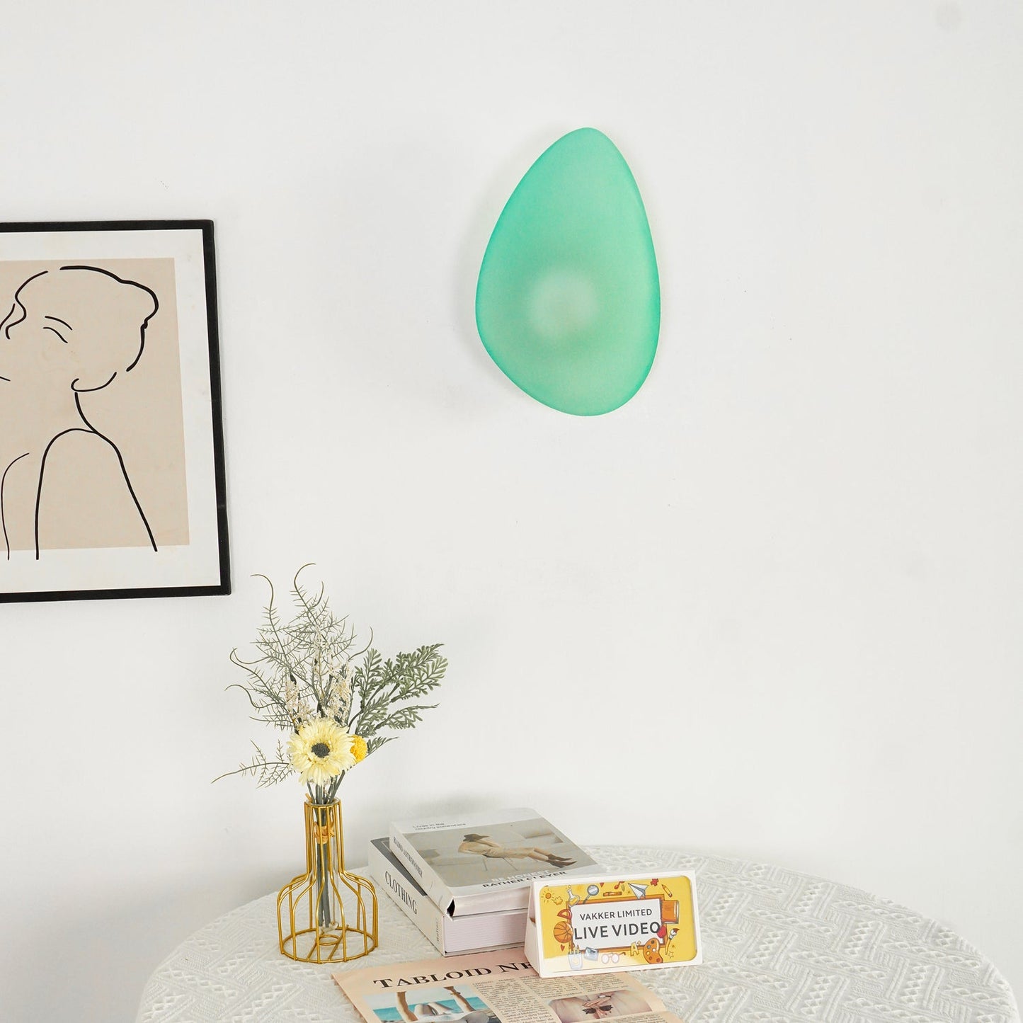 Velo Bubble Glass Wall Light