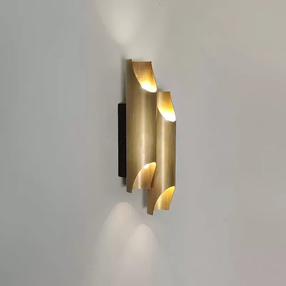 Orvian Dual Brass Wall Light