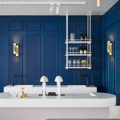 Orvian Dual Brass Wall Light