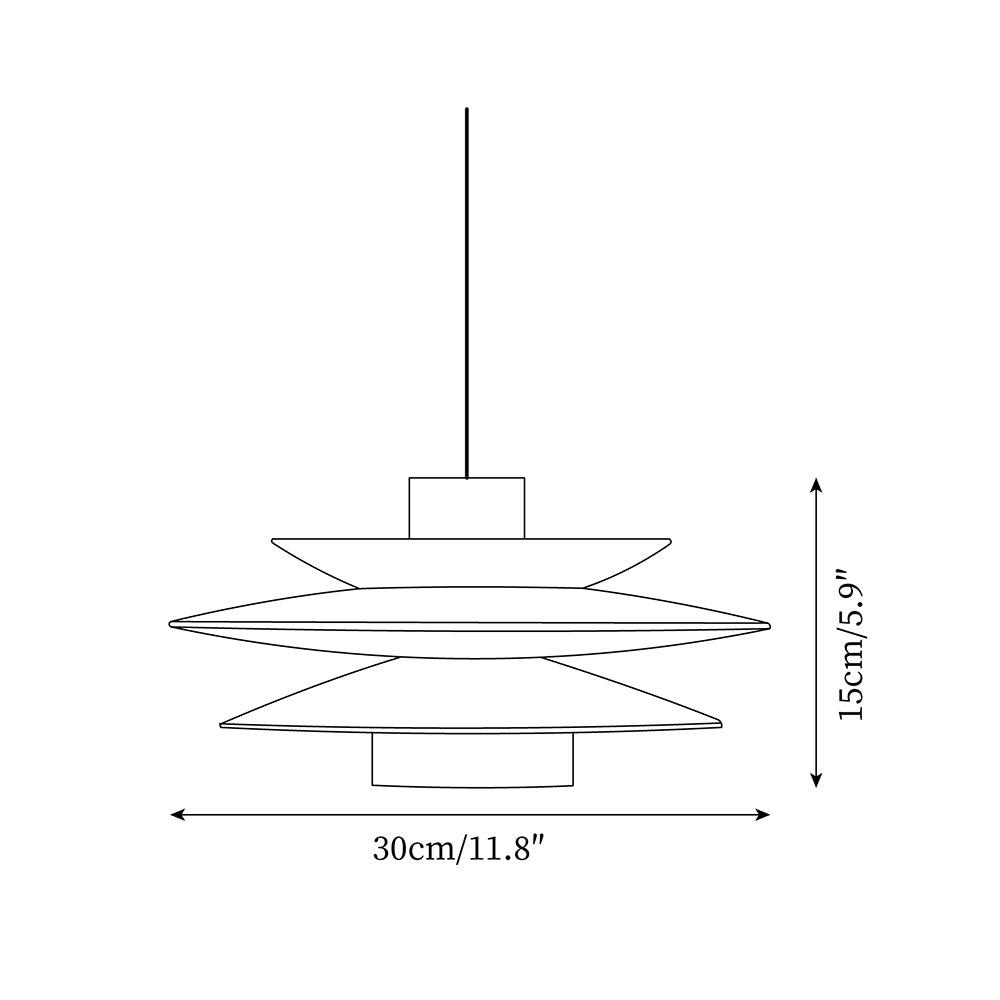 Camille Wooden Pendant Light